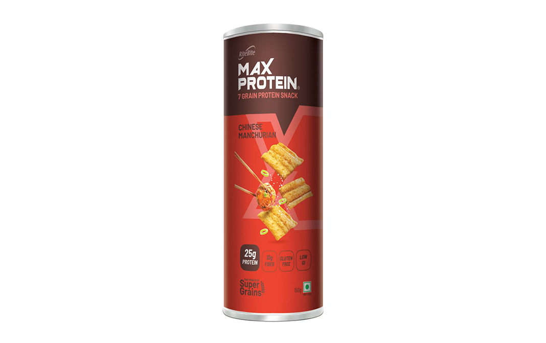 Ritebite Max Protein 7 Grain Protein Snack Chinese Manchurian   Jar  150 grams